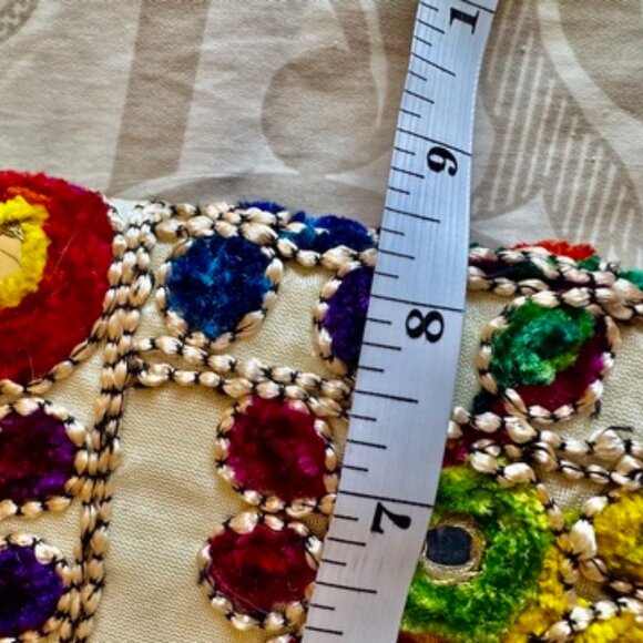 Handmade Boho Multicolour Rajasthani Crossbody Bag - Picture 11 of 12